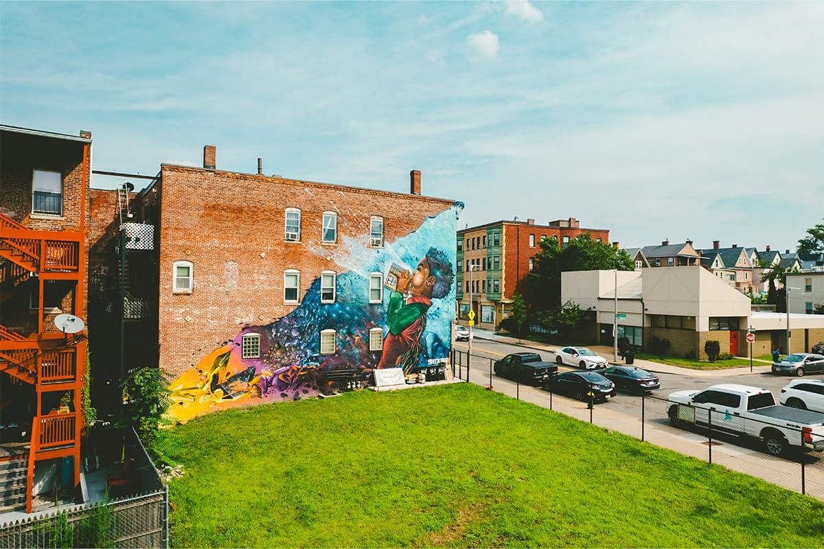 Breathe Life Mural Rob-ProBlak-Gibbs-2017, Roxbury.